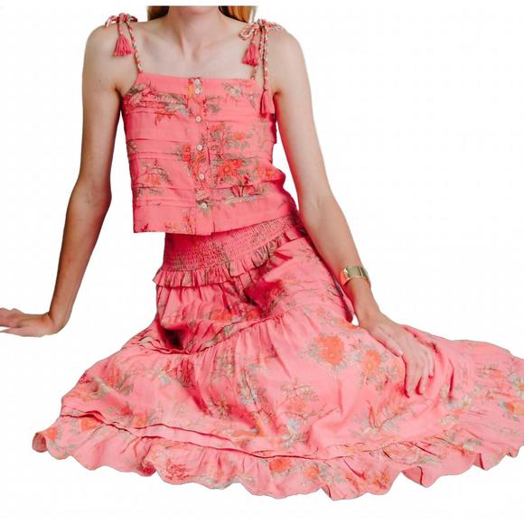 NEW LOVE THE LABEL amaia sleeveless top in mayfair floral print - Picture 4 of 5